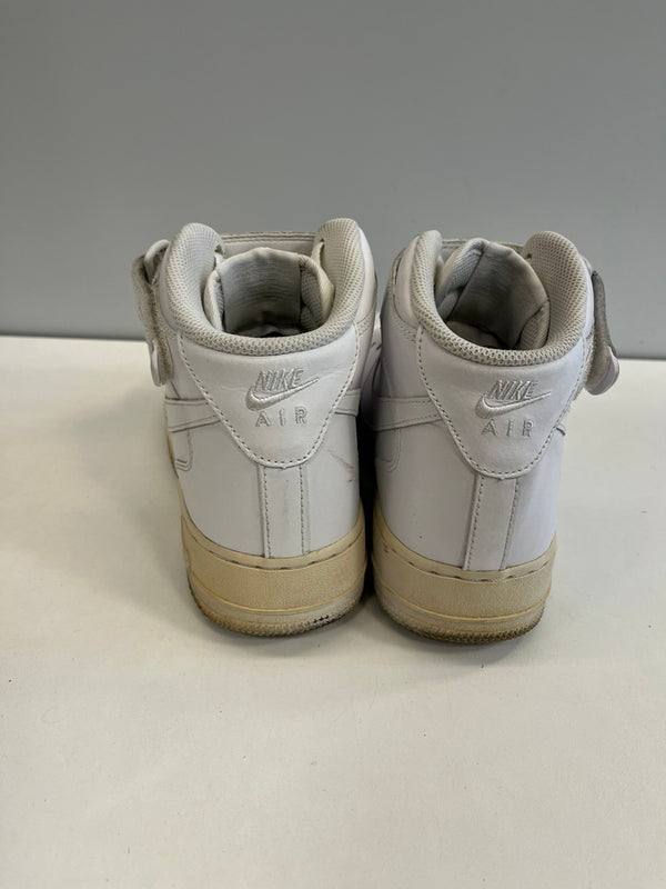 ナイキ NIKE AIR FORCE 1 MID 07 AF1 エアフォース 1 ミッド 07 オールホワイト 315123-111 メンズ靴 スニーカー ホワイト 27cm 101sh-2354