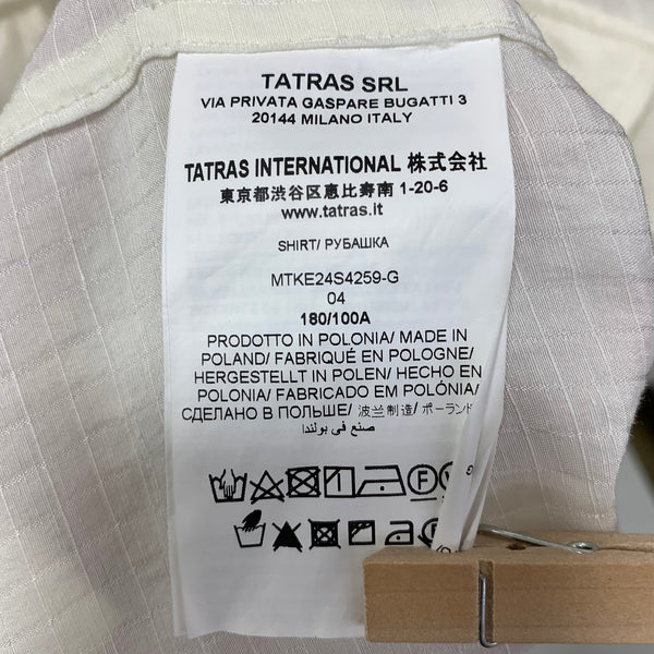 タトラス TATRAS 半袖シャツ ホワイト 4サイズ 201MT-4425