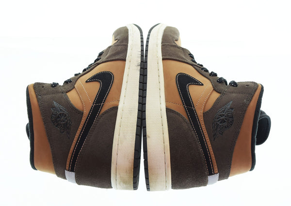 ナイキ NIKE AIR JORDAN 1 MID エア ジョーダン 1 ミッド シーズナルエディション ダークチョコレート  DC7294-200  メンズ靴 スニーカー ブラウン 29cm 103S-1105