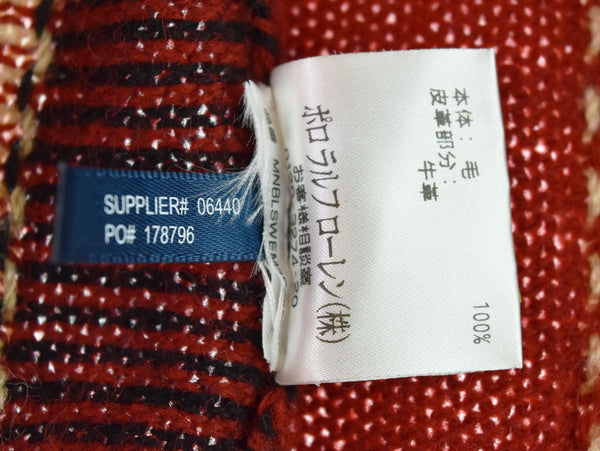 ラルフローレン RalphLauren エルボーパッチニット ショルダーパッチ MNBLSWEM3P00032 セーター マルチカラー Lサイズ 103MT-2542