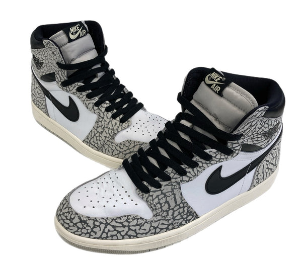 ジョーダン JORDAN Nike Air Jordan 1 High OG White Cement ナイキ エアジョーダン1 ハイ OG ホワイトセメント/サファリ DZ5485-052 メンズ靴 スニーカー ホワイト 27.5cm 101sh-1854