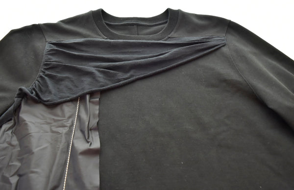 リックオ ウエンス  Rick Owens long sleeve tee 長袖Tシャツ 黒 RU18F1278  ロンT ブラック Lサイズ 103MT-788