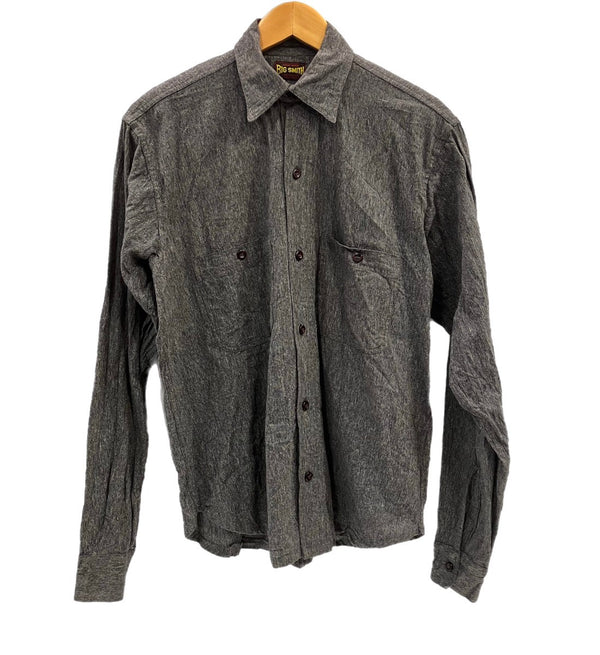 ヴィンテージ vintage 50's 50年代 黒タグ BIG SMITH ビッグスミス ブラックシャンブレーシャツ 黒シャン ワークシャツ チンストラップ 　 - 長袖シャツ グレー 101MT-5025