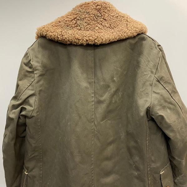 【曜日割引対象外】 ヴィンテージ vintage 40's スウェーデン軍 Ｍ-1909 ムートン パイロットコート ジャケット カーキ 201MT-3555 VB
