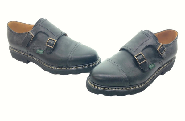 パラブーツ Paraboot WILLIAM ウィリアム ダブルモンク ストラップ シューズ MARCHE 2 ソール 黒 981412 メンズ靴 ブーツ その他 ブラック UK7 104-shoes136