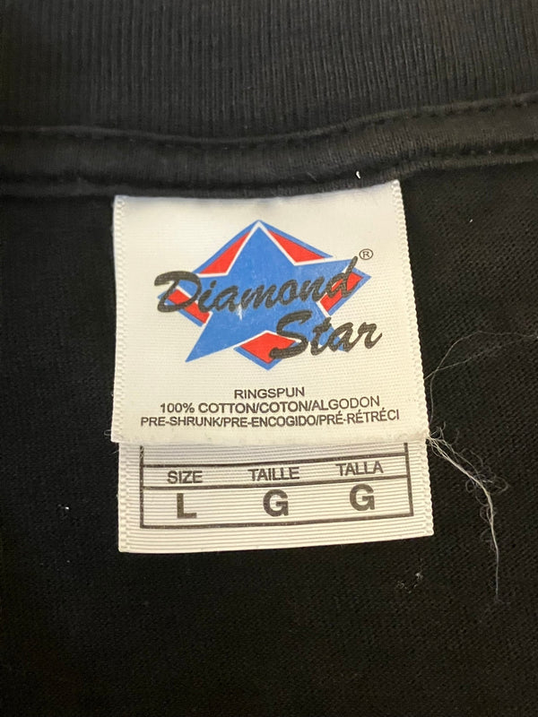 バンド band 00’s Diamond Star KISS Peter Cris キス ピータークリス ©2002 フォト プリント vintage ヴィンテージ Tシャツ ブラック Lサイズ 101MT-3878