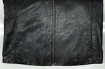ギャップ GAP 90s LEATHER JACKET レザー ジャケット ジップアップ OLDGAP オールドギャップ アウター 黒 ジャケット 無地 ブラック Lサイズ 104MT-2106