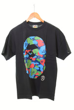 アベイシングエイプ A BATHING APE BAPE ロゴ プリント 半袖Tシャツ 黒 Tシャツ ブラック Mサイズ 103MT-733