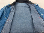 ヴィンテージ vintage SEARS シアーズ 70s 70年代 USA製 カバーオール チョアジャケット デニム ワーク 青 ジャケット 無地 ブルー Lサイズ 104MT-1063
