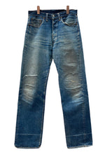 リーバイス Levi's 501XX 60s 60年代 ギャラなし 紙パッチ Vintage ヴィンテージ ジーンズ デニムパンツ ジーパン ボタン裏W 赤耳 青 無地 デニム ブルー W34 L35 104MB-178