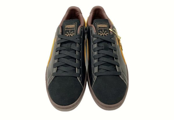 プーマ PUMA 24年製 × ONE PIECE ワン ピース SUEDE 4 スウェード MARSHALL D. TEACH 黒ひげ ローカット 黒 396525-01 メンズ靴 スニーカー ブラック 27cm 104-shoes327