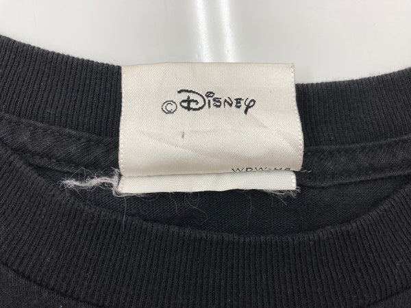 us古着 US 00s 00年代 Walt Disney World Dragon ディズニー ドラゴン 両面プリント 黒 Tシャツ キャラクター ブラック 104MT-1830