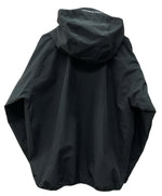 ハフ HUF Rainier Shell Jacket シェル マウンテンパーカー ライトアウター フーディ フロントジップ ロゴ プリント BLACK 黒 SP25 JK00458 ジャケット ワンポイント ブラック Lサイズ 104MT-1834