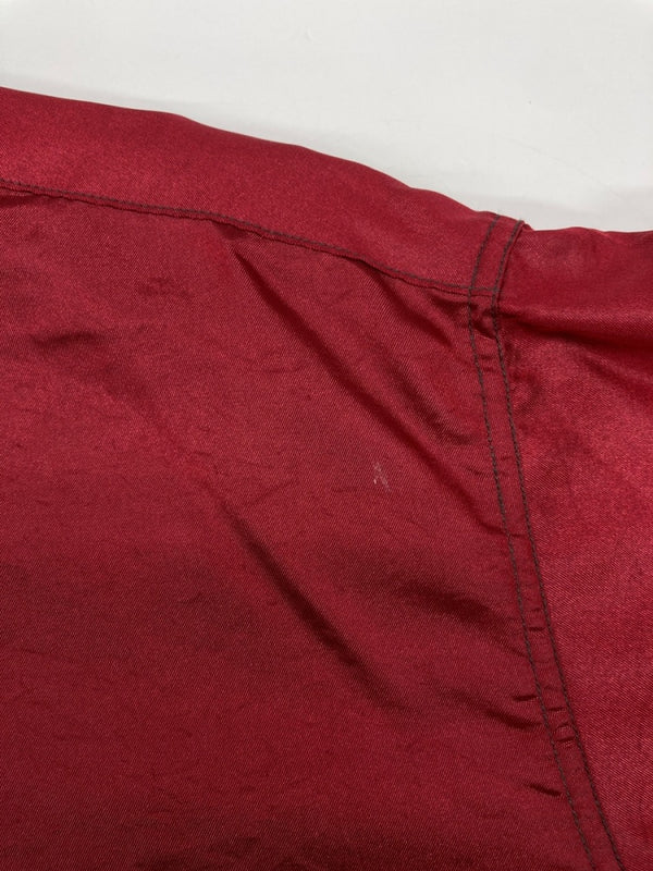 ダブルアールエル RRL 90s WESTERN SHIRT ウエスタン シャツ ボタン 長袖 三ツ星タグ Ralph Lauren 赤 長袖シャツ 無地 レッド Mサイズ 104MT-2247