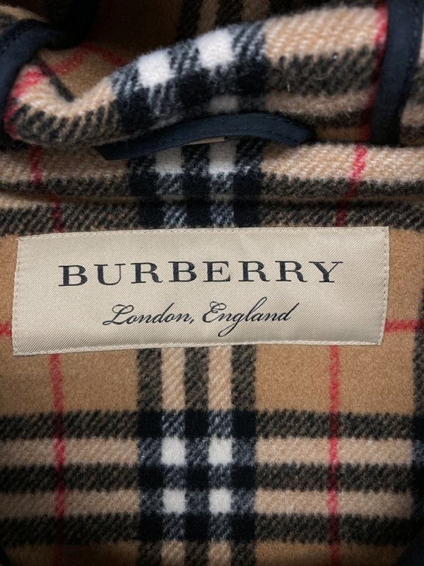 バーバリー Burberry DUFFLE COAT ダッフル コート トグルボタン ノバチェック アウタージャケット 紺 54 コート 無地 ネイビー 104MT-854