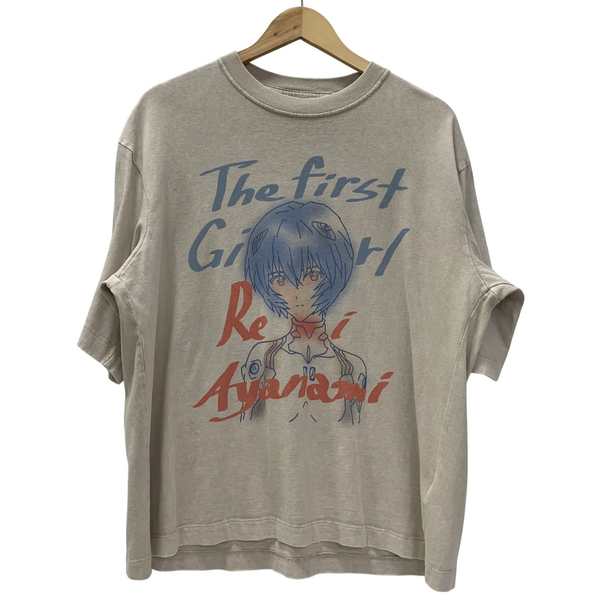 メゾンスペシャル MAISON SPECIAL EVANGELION Prime-Over Crew Neck T-Shirt 11251411234 Tシャツ ベージュ 0サイズ 201MT-4485