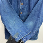 【曜日割引対象外】 ヴィンテージ vintage 40's チェンジボタン ショールカラー US.NAVY カバーオール ジャケット ブルー 201MT-4502 VB