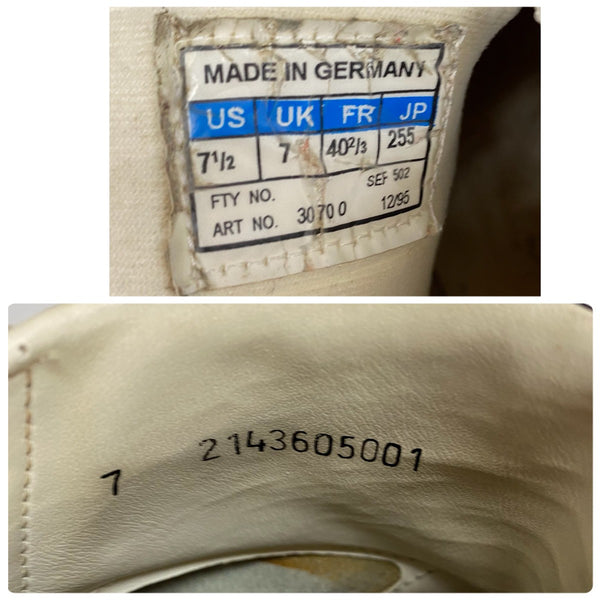 【曜日割引対象外】 アディダス adidas 90's ドイツ製 allround made in Germany 30700 メンズ靴 スニーカー ホワイト 25.5cmサイズ 201-shoes1584 VB