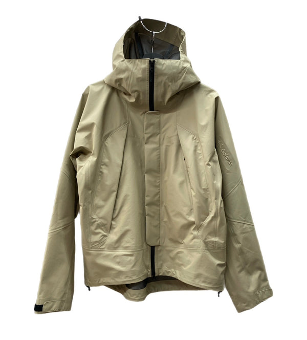 ゴールドウィン Goldwin GORE-TEX Fly Air Jacket ゴアテックス フライ エアー ジャケット マウンテンパーカー ナイロンジャケット アウトドア  GM01301P ジャケット ロゴ ベージュ Sサイズ 104MT-1586