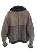 アヴィレックス AVIREX TYPE B-3 ムートン フライトジャケット 茶 AC-17755 ジャケット ブラウン Sサイズ 103MT-2519
