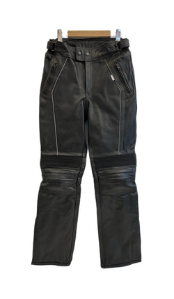 クルーニー Clooney 本皮 レザーパンツ バイカーパンツ ツーリング バイク用品 黒  ボトムスその他 ブラック 32 101MB-770