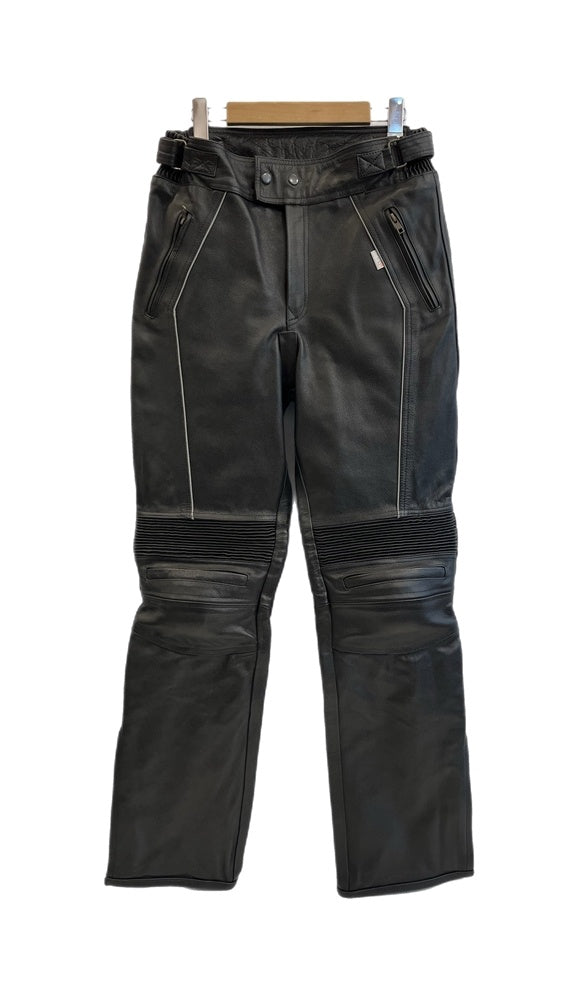 クルーニー Clooney 本皮 レザーパンツ バイカーパンツ ツーリング バイク用品 黒  ボトムスその他 ブラック 32 101MB-770