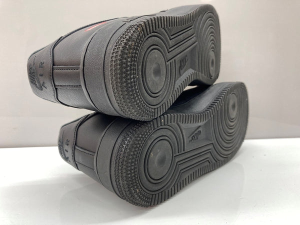 ナイキ NIKE 23年製 × SUPREME シュプリーム AIR FORCE 1 LOW エア フォース ロー AF1 スケボー シューズ 黒 CU9225-001 メンズ靴 スニーカー ブラック 27.5cm 104S-1000