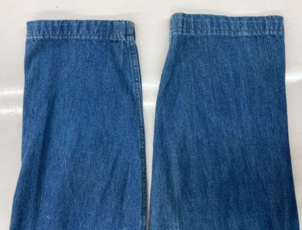 ダブルアールエル RRL 90s 90年代 三ツ星タグ デニム テーラードジャケット ドーナツボタン USA製 紺 ジャケット 無地 ブルー Lサイズ 104MT-2019