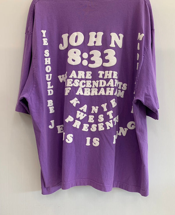 シーピーエフエム CPFM カニエ ウエスト Kanye West JIK II T-shirt Tシャツ Tシャツ ロゴ パープル XLサイズ 201MT-2358