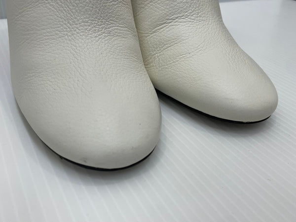 メルセデス カスティロ MERCEDES CASTILLO レザー ミュール レディース靴 サンダル サボ ホワイト 37 23.5cm 601sh-13