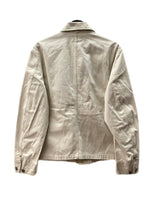 ダブルアールエル RRL COVERALL JACKET カバーオール ジャケット ワーク 3ポケット Ralph Lauren 白 ジャケット 無地 ホワイト Mサイズ 104MT-1375