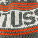 【中古】ステューシー STUSSY ボンボン ニット 帽子 メンズ帽子 ニット帽 グレー 201goods-811