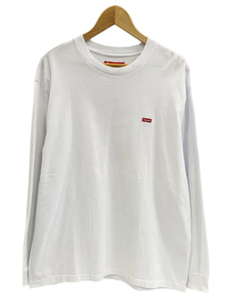 シュプリーム SUPREME Small Box L/S Tee スモールボックス ボックスロゴ 長袖カットソー ロンT ホワイト Mサイズ 101MT-4145