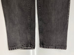 リーバイス Levi's 90s 90年代 550 後染め ブラック ジーンズ ジーパン USA製 ジッパーフライ ボタン裏515 無地 デニム ブラック W32 L32 104MB-296