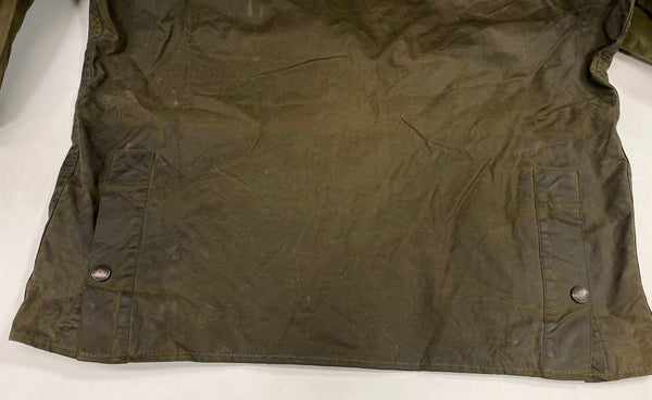 バブアー BARBOUR 90's 90年代 3ワラント BEDALE ビデイル ワックス コットン ジャケット オイルドジャケット VINTAGE ヴィンテージ A100 C42 ジャケット カーキ 101MT-5341