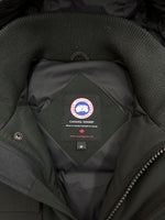 カナダグース CANADA GOOSE MAITLAND PARKA メイトランド パーカー フード ダウン ダブルジップ アウトドア アウター ジャケット 黒 4550M ジャケット ロゴ ブラック Sサイズ 104MT-2137