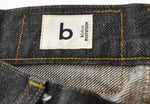 ブラームスルーツストック blurhms ROOTSTOCK Selvage Denim Pants セルビッジ デニムパンツ 黒 BROOTS23S11 デニム ブラック 3 103MB-295