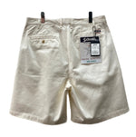 ショット SCHOTT TC DOUBLE PLEATED SHORTS  TC ダブル プリ―ツ ショーツ 生成り 無地 3126039 ハーフパンツ ベージュ XLサイズ 104MB-272