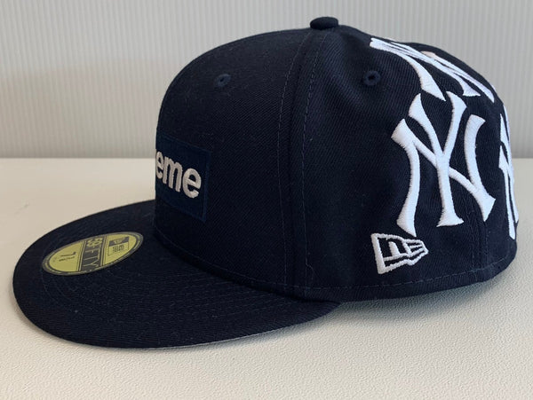 【中古】シュプリーム SUPREME new york yankees box logo new era 帽子 メンズ帽子 キャップ ロゴ ネイビー 201goods-374