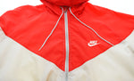 ナイキ NIKE 90s 90年代 オールド ナイキ 初期 銀タグ ナイロン フード パーカー ジャケット グレー ジャケット グレー Lサイズ 103MT-2062