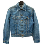 リー Lee 60's 60年代 101-J Vintage Denim Jacket ヴィンテージ デニム Gジャン 四角黒タグ 青 サイズ 34 ジャケット 無地 ブルー 104MT-985