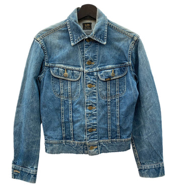 リー Lee 60's 60年代 101-J Vintage Denim Jacket ヴィンテージ デニム Gジャン 四角黒タグ 青 サイズ 34 ジャケット 無地 ブルー 104MT-985