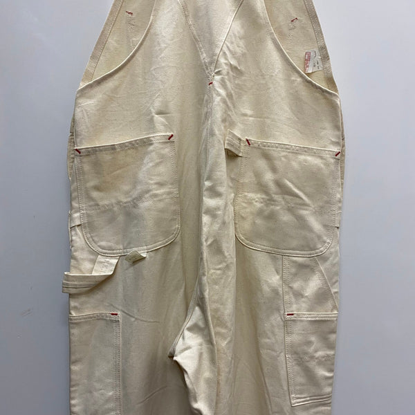 【曜日割引対象外】 カーハート Carhartt 80's USA製 オーバーオール 100周年 64310 つなぎ・オーバーオール ホワイト 40×34サイズ 201MB-1008 VB