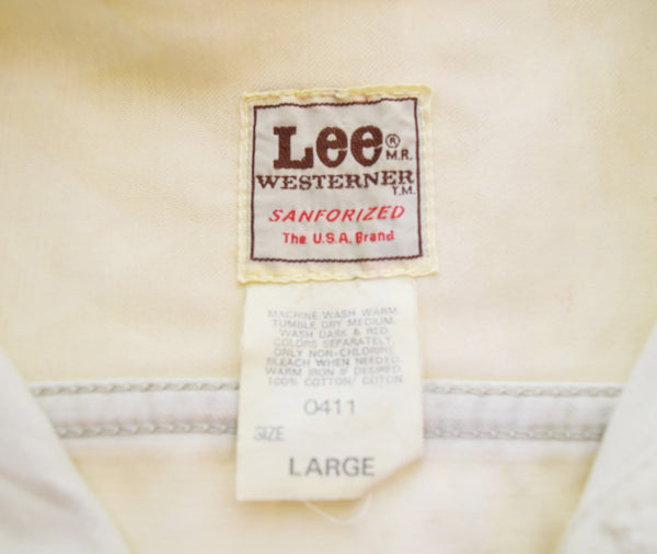リー Lee WESTERNER 0411 デニムジャケット ジャケット ベージュ Lサイズ 103MT-3438