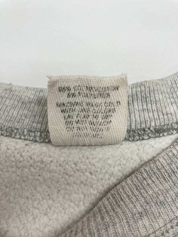 ザブラックドッグ The Black Dog 90s CREWNECK SWEATSHIRT クルーネック スウェットシャツ ブラックドッグ USA製 ヴィンテージ トレーナー 裏起毛 灰 スウェット プリント グレー Lサイズ 104MT-2215