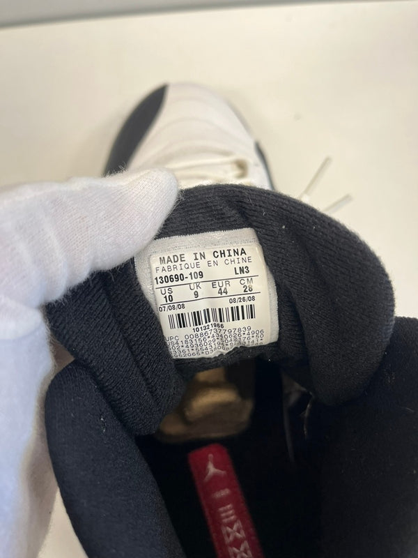 ジョーダン JORDAN 2008年製 NIKE AIR JORDAN 12 COLLEZIONE COUNT DOWN PACK TAXI カウントダウンパック  タクシー 130690-109 メンズ靴 スニーカー ホワイト 28cm 101sh-2302