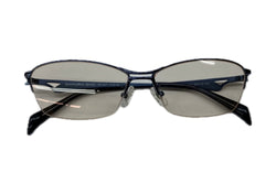 サムライ翔 SAMURAI SHO 伊達メガネ アイウェア 眼鏡 青 SP-007-Y12 眼鏡・サングラス 眼鏡 無地 ブルー 104G-46