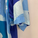 ア ベイシング エイプ A BATHING APE Camo Open Collar Shirt 001SRJ201002I 半袖シャツ ブルー 2XLサイズ 201MT-3909