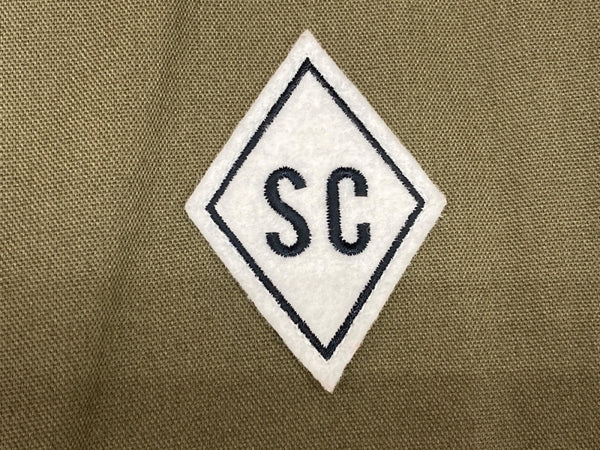 ステューシー STUSSY × チャレンジャー CHALLENGER Blend Ice Cream Work Vest ブレンド アイスクリーム ワーク キルティング バック刺繍 KHAKI 緑 ベスト ワンポイント カーキ Lサイズ 104MT-1752