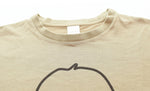 ナンバーナイン NUMBER (N)INE 02AW アーカイブ ジョージ期 NOWHERE MAN プリントTシャツ 4 Tシャツ ベージュ 103MT-2049